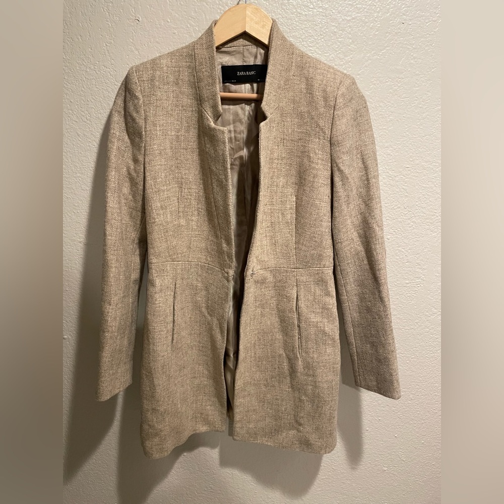 Minimalist Manteco Wool Zara Coat